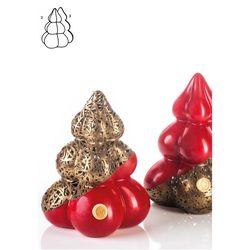 Форма д/шок. 3D "Blob Tree" d155мм h200мм, 250гр, 2 двойные формы, пластик KT206
