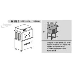 МАШИНА ПОСУДОМОЕЧНАЯ DIHR RX 101 E DX+DDE+HR5+DRA924