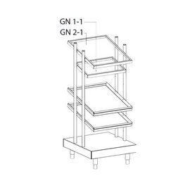 ДИСПЕНСЕР ДЛЯ КОНТЕЙНЕРОВ И СТАКАНОВ APACH CHEF LINE LDCG76