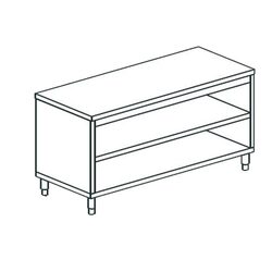 СТОЛ ПРОИЗВОДСТВЕННЫЙ ЗАКРЫТЫЙ С 3-Х СТОРОН APACH CHEF LINE LWC77SH2
