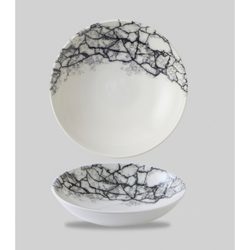 Салатник 0,42л d18,2см, без борта, цвет Kintsugi Quartz Black KAQBEVB71