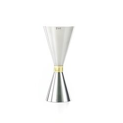 Джиггер Mr.Slim 30/60, с золотым ободком, нерж.сталь M37096