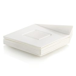 Поднос для пирожных 83х83мм, белый, 100шт, SQUARE83