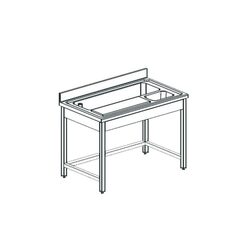 СТОЛ РАЗДЕЛОЧНЫЙ ДЛЯ РЫБЫ APACH CHEF LINE LTPF177S1