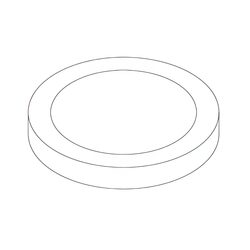 Прокладка ПТФЭ D55X41,8X4 VO UL94, Sanremo, арт.10502045