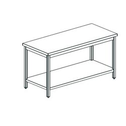 СТОЛ ПРОИЗВОДСТВЕННЫЙ APACH CHEF LINE LWT810SH