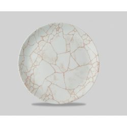 Тарелка мелкая 21,7см, без борта, цвет Kintsugi Coral, KTAMEVP81