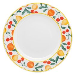 Тарелка мелкая FLAMINGO FRUITS 28см Oxford 90519, SA02-9410
