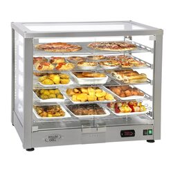 ВИТРИНА ТЕПЛОВАЯ ROLLER GRILL WD 780 D НЕРЖ.