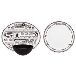 Набор посуды 6 предметов для барбекю BAZAR CHURRASCO SET TAPIOCA Oxford 041815, AH41-6786