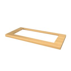 СТОЛЕШНИЦА ДЛЯ МР2, ПО, ПВГ, ПВО KAYMAN GUSTO 1870Х900 ЛЕВАЯ (ДЕРЕВО) БЕЗ ОТВ. ПОД ПОЛКУ