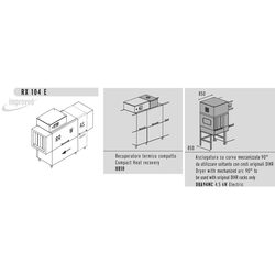 МАШИНА ПОСУДОМОЕЧНАЯ DIHR RX 104 E DX+DDE+HR10+DRA94MC/ДЕЛЕНИЕ 3 ЧАСТИ