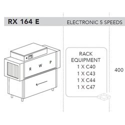 МАШИНА ПОСУДОМОЕЧНАЯ DIHR RX 164 E SX+DDE+XP