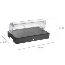 Крышка Roll-Top GN 1/1 53х32,5см, поликарбонат 97150856