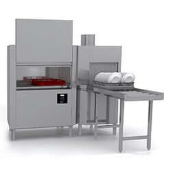 МАШИНА ПОСУДОМОЕЧНАЯ APACH ARC100 (T101) ТУННЕЛЬНАЯ ДОЗ+CW+СУШ УГ Л/П