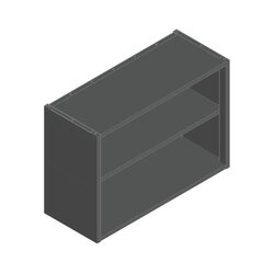 ПОЛКА НАСТЕННАЯ ОТКРЫТАЯ ПНО-2 21000000750