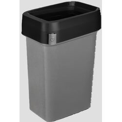 Бак для мусора "SMART BIN PRO" 50л (430x330x630мм), с крышкой "Гастро" (серый) 436202311