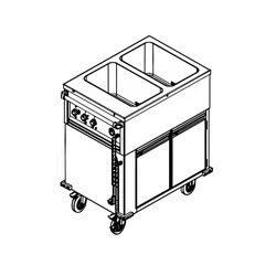 МАРМИТ ВОДЯНОЙ/МОБИЛ. KOGAST 30747 KMO-2 С ТЕПЛОВЫМ ШКАФОМ