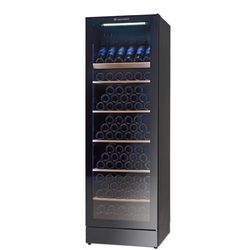 ШКАФ ВИННЫЙ ВЕНТ.МЕТАЛ. WINE 185 FG ЧЕРНЫЙ