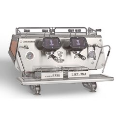 КОФЕМАШИНА АВТОМАТ BEZZERA VICTORIA PID 2 ГРУППЫ ЧЕРНАЯ И КОЖА МУЛЬТИФАЗНАЯ