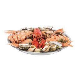 Поднос круглый для морепродуктов d36см, h4,5см, нерж.сталь 42979-36