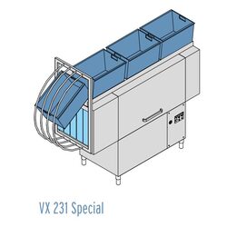 МАШИНА Д/МОЙКИ ЯЩИКОВ DIHR VX 231 V