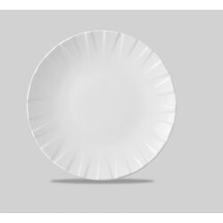 Тарелка мелкая d27,2см Abstract white APRDAF581