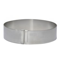 Форма д/выпечки "Круг" раздвижная, d18-36см h4,5см, нерж.сталь 3040.01