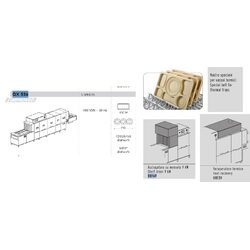 МАШИНА ПОСУДОМОЕЧНАЯ DIHR QX 536 DX+DDE+DRF69+HRF20+X-BELT/3 ЧАСТИ