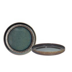 Блюдо с бортом 20 см BLOOM BLUE AND BROWN BM000208088