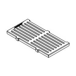 РЕШЕТКА КОЛОСНИКОВАЯ Д/ПЕЧЕЙ JOSPER 17,9X34,2СМ 250197