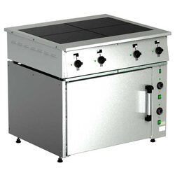Плита электрическая Тулаторгтехника ПЭ-0,48Мт-022 (жарочный шкаф, ТЭН, нерж. мет. камера)