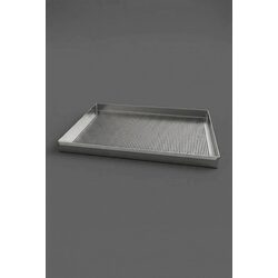 Противень TGA410 600х400х20, t=1,5 мм, ал. перф. с антипригарным покр.Kitchen Muse(подходит к Unox)