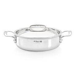 Кастрюля низкая d28см, с крышкой, серия Affinity, s/s 3741.28