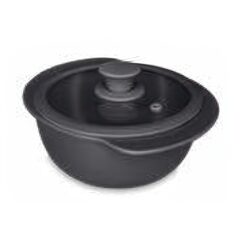 Кастрюля керамическая с крышкой D23.5см/1,3л NANQUIM, 023389, BM03-4503
