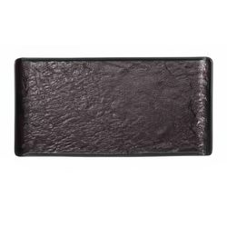 Тарелка прямоугольная 33,5х20,5см VULCANIA BLACK VU034330779