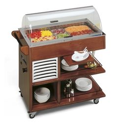 ТЕЛЕЖКА СЕРВ.ОХЛ. TECFRIGO CARRELLINO 10 ТЕМН.ОРЕХ