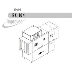 МАШИНА ПОСУДОМОЕЧНАЯ DIHR RX 104 AS DX+DR64