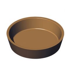 Форма 41 для выпечки тарталеток 85/74мм h20мм (для аппарата Cookmatic), 9 ячеек PIASTRA 41