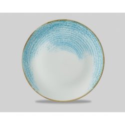Тарелка мелкая 26см, без борта, цвет Aquamarine, Studio Prints Homespun Accents HAAMEV101
