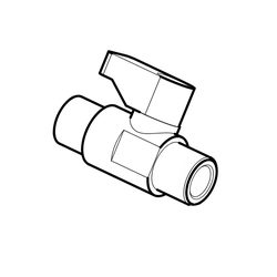 Кран 1/4"M/M 150° CW511L, Sanremo, арт.10401454А