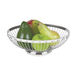 Корзина для фрутков 28х21см, нерж. сталь 42956-28
