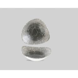 Салатник треугольный 0,37л d18,5см, без борта, цвет Kintsugi Reverse, KRBKTRB71