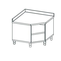 СТОЛ УГЛОВОЙ ОТКРЫТЫЙ APACH CHEF LINE LWT711SH2U