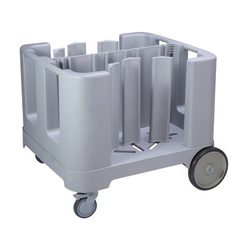 Тележка для тарелок 96,3х90,8см h76,3см, п/э, цвет серый, серия Jiwins JW-ADCS240