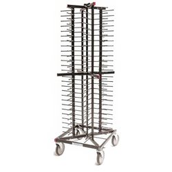 Тележка сервировочная для тарелок 60x60см h179см, 44830-99