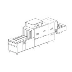 МАШИНА ПОСУДОМОЕЧНАЯ DIHR RX 246 SX+DDE+DWI+XP+HR10+DRA189MT