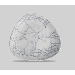 Тарелка мелкая треугольная 26,5см, без борта, цвет Kintsugi Pearl Grey, Studio Prints KTPGTR101