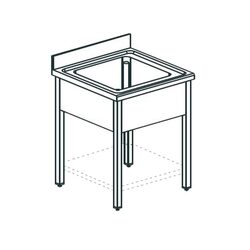 ВАННА МОЕЧНАЯ APACH CHEF LINE LS86-54SH