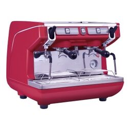 КОФЕМАШИНА APPIA LIFE COMPACT 2GR S/ КРАСНЫЙ+ЭКОНОМАЙЗЕР+ВЫСОКАЯ ГРУППА 1Ф 167634